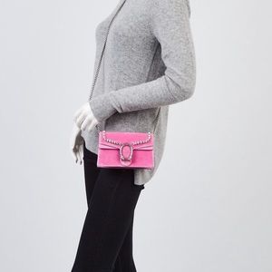 Gucci mini Dionysus pink crystal